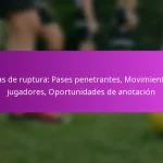 Tiros Libres Indirectos: Configuraciones creativas, Roles de jugadores, Opciones de anotación ofensiva